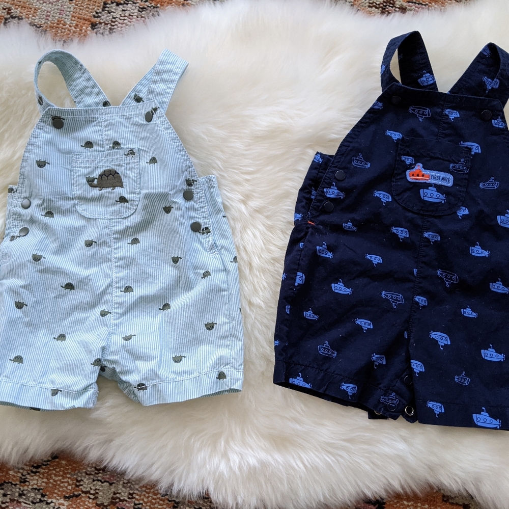 🐇Carter's Overalls SET